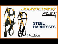 Arnés de cuerpo completo sin cinturón Journeyman Flex® Steel 3D estándar, ajuste de pierna con hebilla de lengüeta - imagen 2