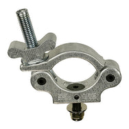 The Light Source Mega-Slim Coupler MSCM-1/4CS — silver lighting clamp with 1/4" flat head bolt for smaller lighting fixtures on pipe and truss tube. - imagen 6