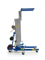 Elevador industrial Kuzar 200kg/5m - HAMMER 50– Fabricado en España, el HAMMER 50 tiene ruedas de alta calidad para facilitar el movimiento y un potente cabrestante para una elevación eficiente – Ahora disponible en MTN Shop US.