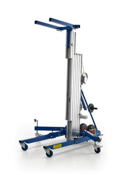 Elevador industrial Kuzar 200kg/5m - HAMMER 50– Fabricado en España, el HAMMER 50 tiene ruedas de alta calidad para facilitar el movimiento y un potente cabrestante para una elevación eficiente – Ahora disponible en MTN Shop US.
