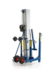 Elevador industrial Kuzar de 300 kg/5,6 m - Hammer 56: fabricado en España, este apilador ligero y resistente, muy asequible, tiene ruedas de alta calidad para facilitar el movimiento y un potente cabrestante para una elevación eficiente. – Ahora disponible en MTN Shop US.