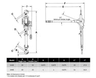 Lineman's Strap Hoists - Higher Capacity. Supplied by MTN Shop