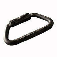 Mosquetón Rock Exotica rockSteel Auto-Lock: el rockSteel Auto-lock ofrece una impresionante relación resistencia-peso, una gran apertura de puerta y características de manejo precisas gracias a las superficies mecanizadas por CNC. – Ahora disponible en MTN Shop US.