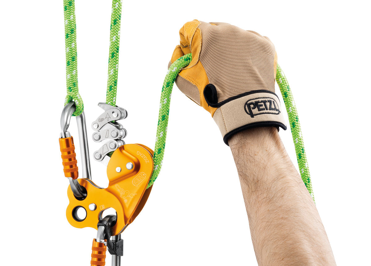 Petzl ZIGZAG® Prusik mecánico para el cuidado de árboles - Palanca de desbloqueo