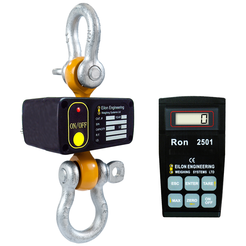 Eilon Engineering Dinamómetro inalámbrico Ron Crane Scales™ Ron 2501: Dinamómetro inalámbrico Ron Crane Scales™Ron 2501: ahora disponible en MTN Shop EE. UU.