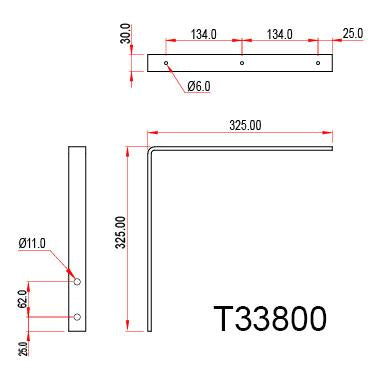 Doughty Wall Bracket- Light-duty& Heavy-duty- MTN Shop