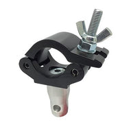 Abrazadera de perfil bajo Doughty con medio conector (Negro) - MTN Shop 