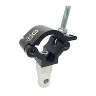 Abrazadera ligera Doughty con medio conector (negra): para barra de 2''. Suministrado por la tienda MTN 