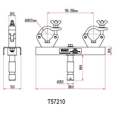 Especificaciones del adaptador de armazón fijo Doughty - Tienda MTN