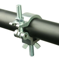 Doughty Slim & Lightweight Hook Clamp(Aluminum) fits ⌀1.9-2'' bar. Supplied by MTN Shop 