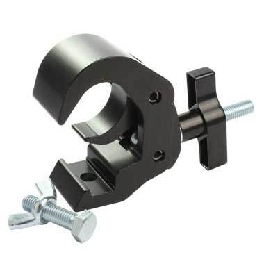 Abrazadera de gancho de gatillo rápido Doughty (negra) para barra de ⌀1.5'' - 2'' - MTN Shop