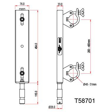 Doughty Fixed Ladder Truss Adapter T58701 Specifications - MTN Shop - imagen 4