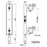 Doughty Fixed Ladder Truss Adapter T58701 Specifications - MTN Shop