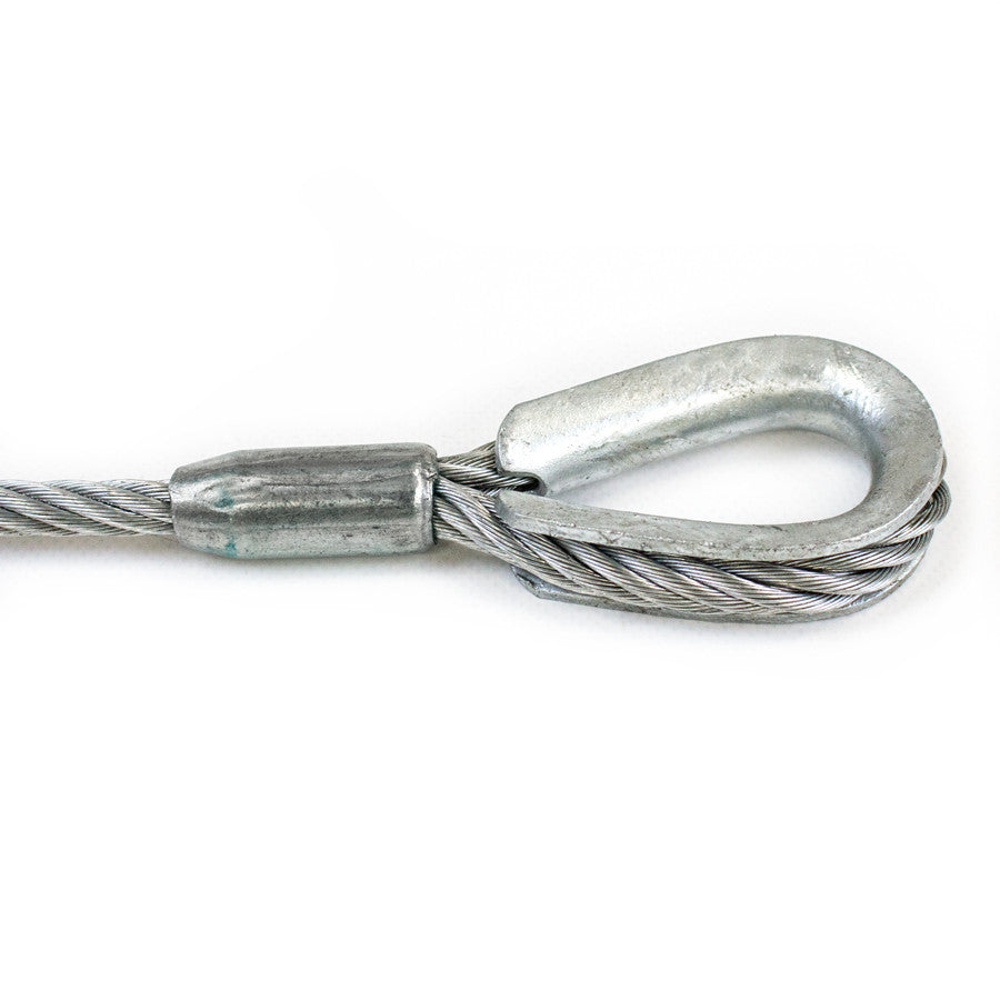 Wire Rope 3/8" Thimble-Thimble-thimble detail